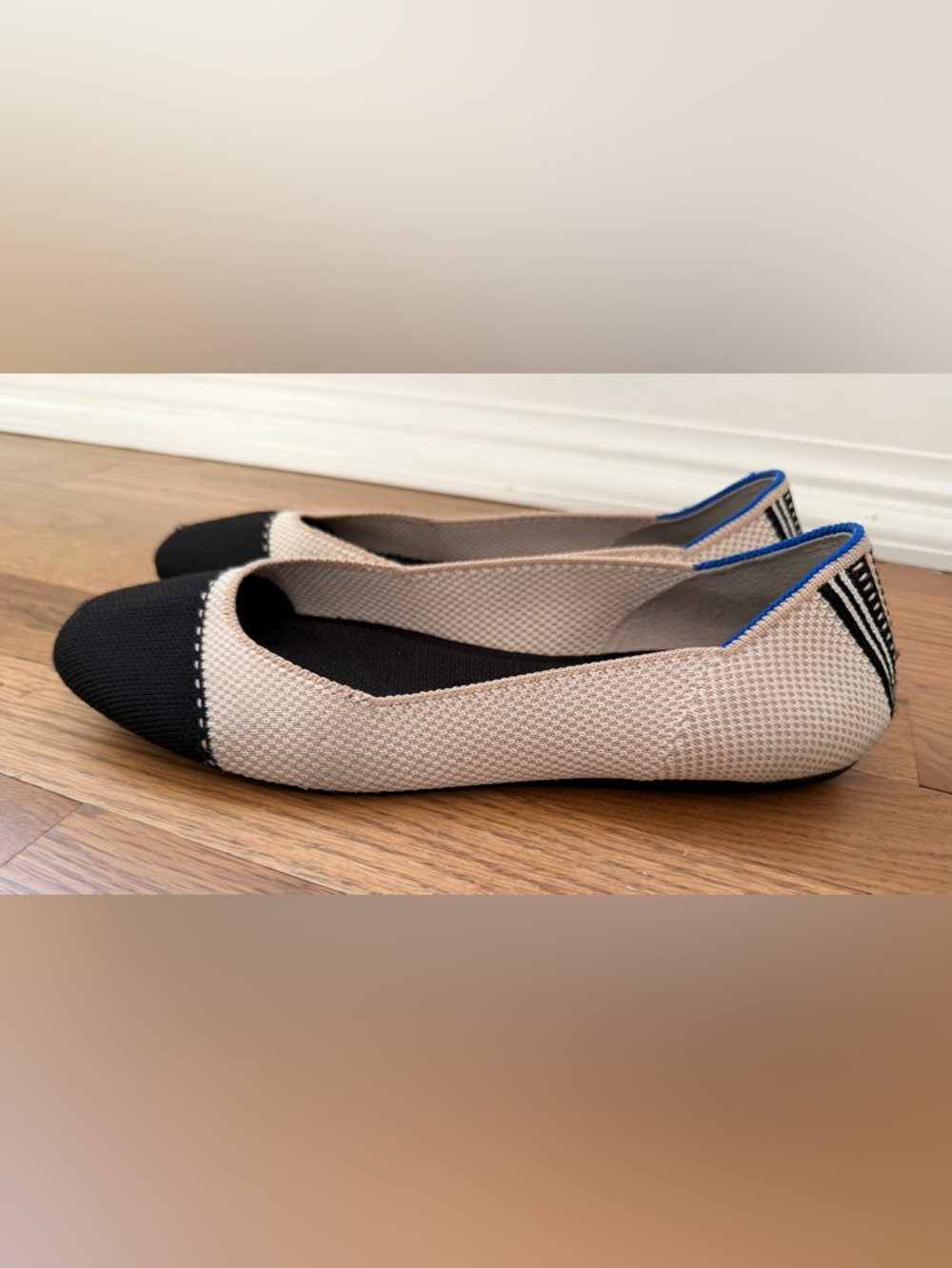 The Rothy’s Tuxedo Square Flat